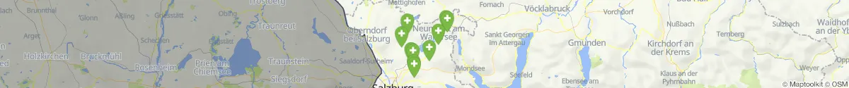 Kartenansicht für Apotheken-Notdienste in der Nähe von Köstendorf (Salzburg-Umgebung, Salzburg)